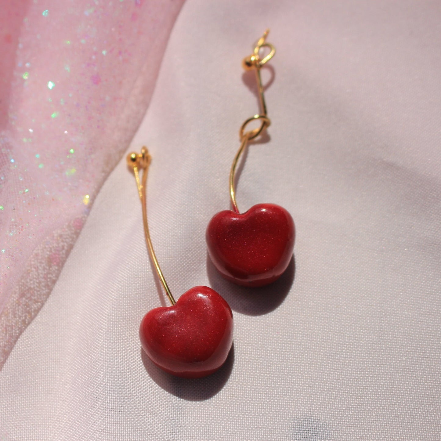 Cherry Knot Earrings